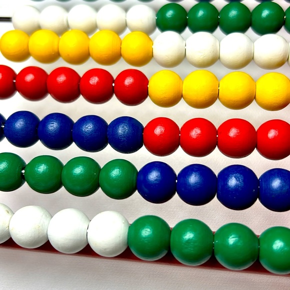 Eichhorn Wooden Abacus Kids Math Tot Learn STEM Play Educational Numbers Fun - Picture 2 of 6